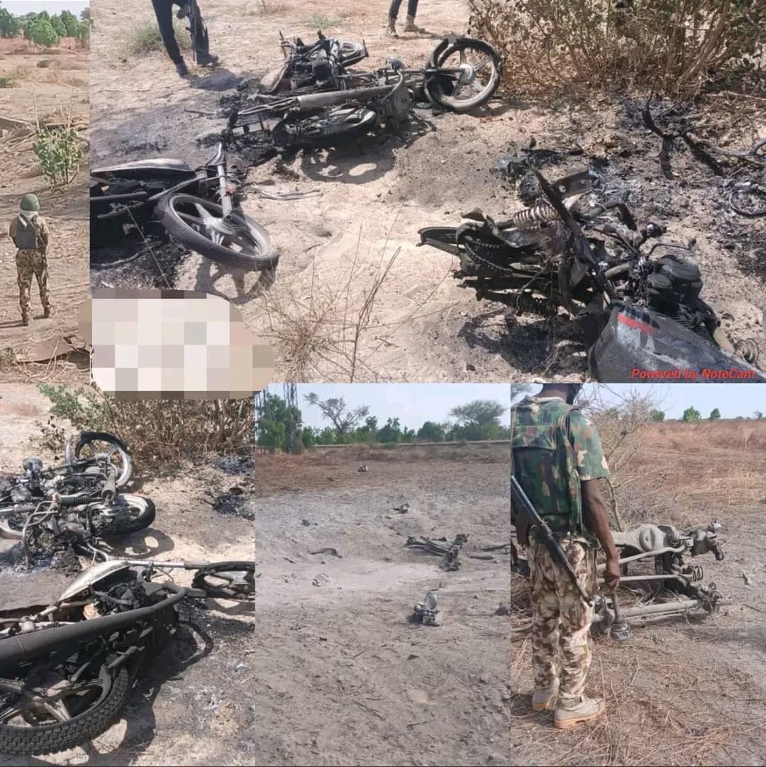 Troops Decimate Scores Of Insurgents, Recover Vbied And Motorcycles In Foiled Attack On New Marte