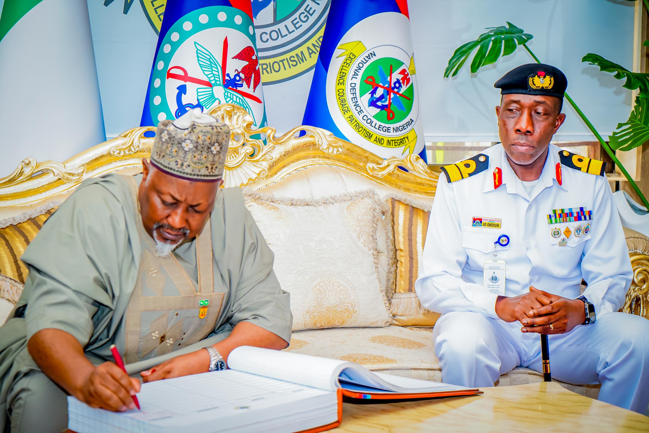 At NDC Lecture, Defence Minister Commends Tinubu for Prioritizing Security Development Nexus